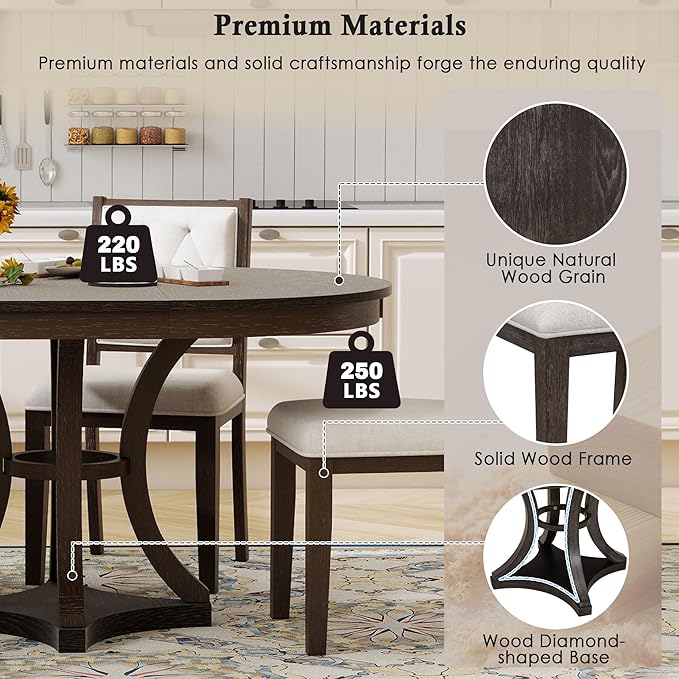 Ball & Cast Retro Dining Table Set - Image 7