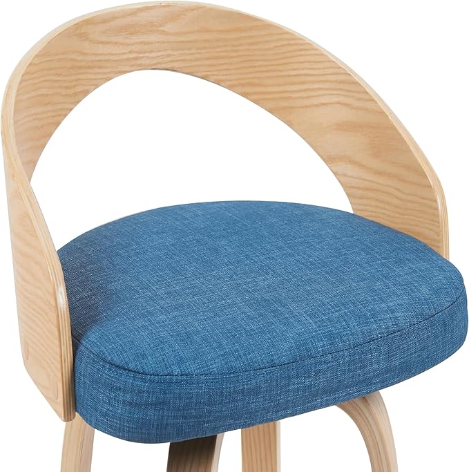 Sonia Modern Swivel Bar Height Stool - Image 5