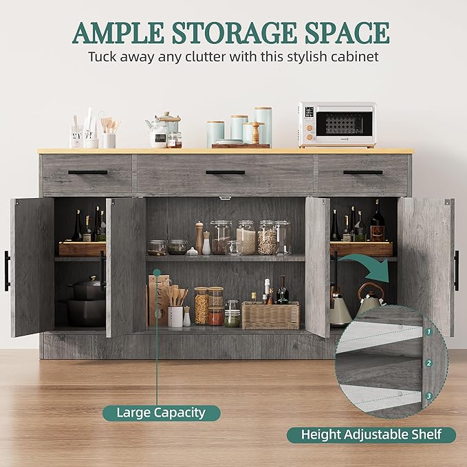 Shintenchi Sideboard Buffet Cabinet - Image 5