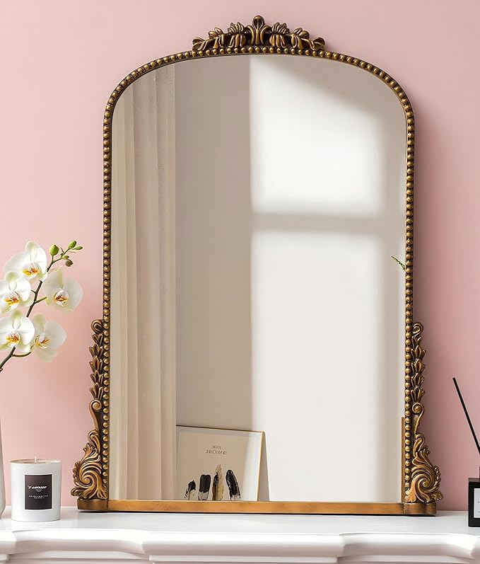 SHYFOY Antiqued Wall Mirror Decorative Vintage Mirrors by SHYFOYHomeDecoration