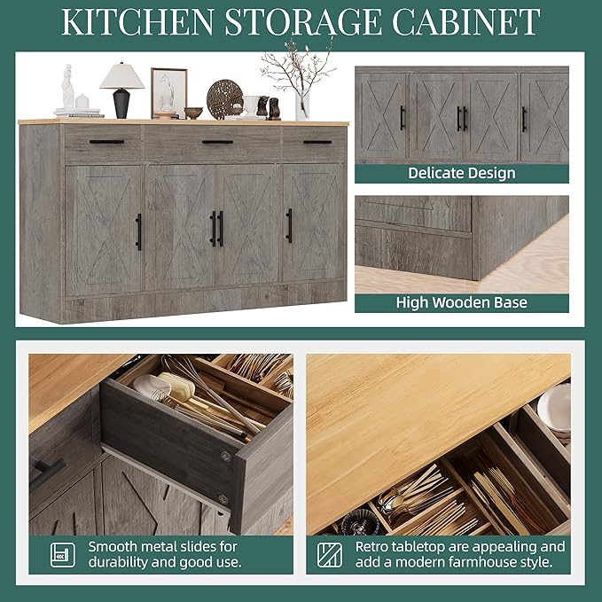 Shintenchi Sideboard Buffet Cabinet - Image 6