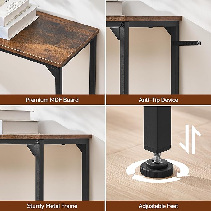 Console Table, Narrow Entryway Table, Thin Sofa Table, Behind Couch Table - Image 8