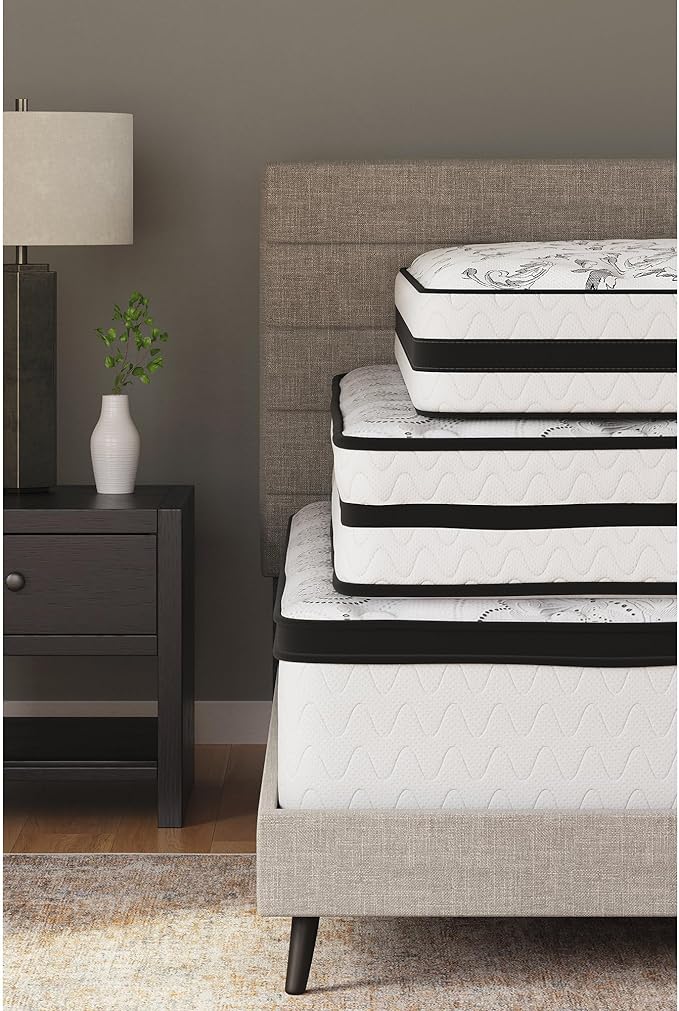 Signature Design by Ashley King Size Chime 12 Inch Medium Firm Hybrid Mattress - Image 8