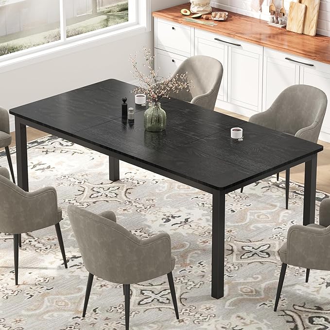 GarveeHome 70.8in Industrial Dining Table by GarveeHome