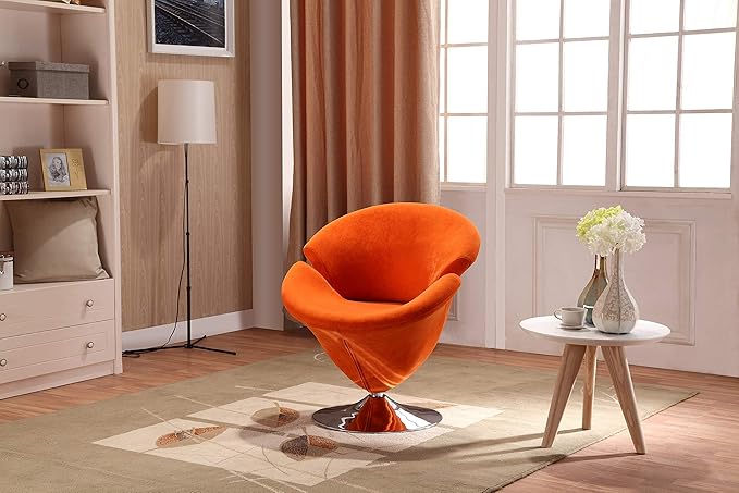 Manhattan Comfort Tulip Swivel Accent Chair Set of 5 - Image 5