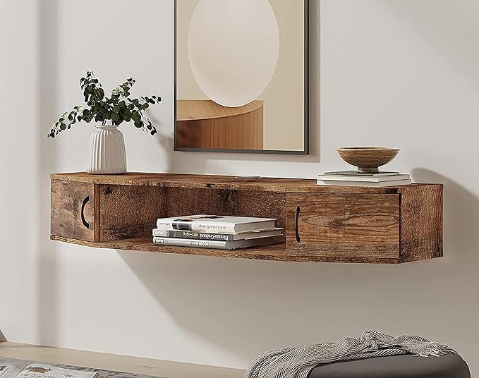 FITUEYES Floating TV Stand Wall Mounted TV Shelf Entertainment Center, Media by FITUEYES
