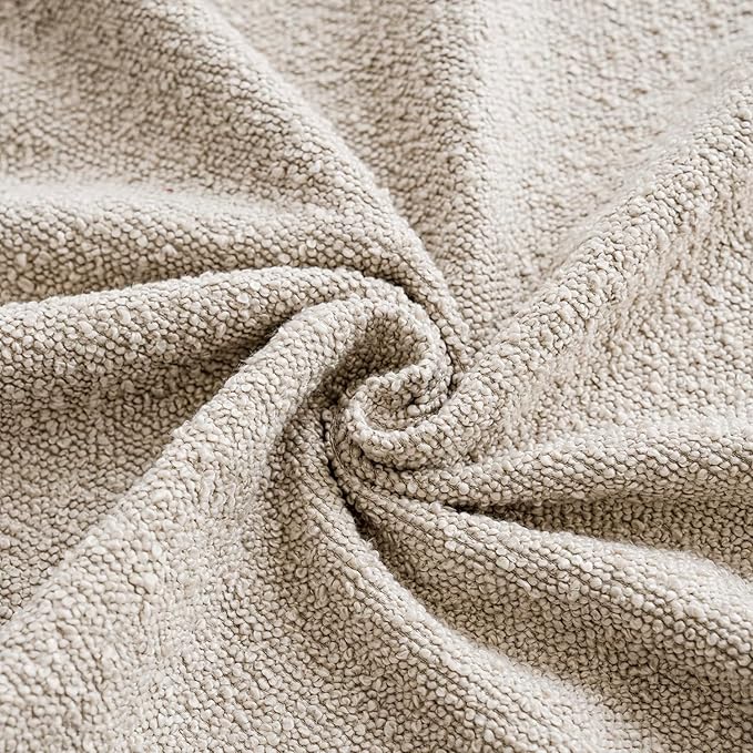 Foindtower Pack of 2, Decorative Textured Boucle Throw Pillow Covers Accent - Image 3