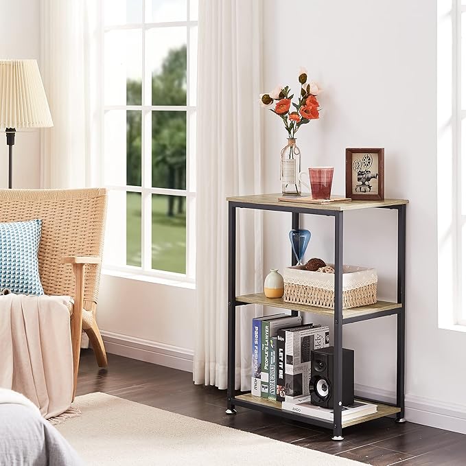 VECELO Tall End Side Table - Image 2