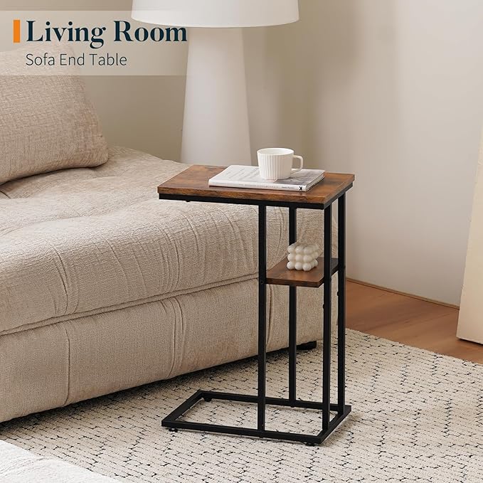 Yoobure C Shaped End Table, Side Table - Image 4