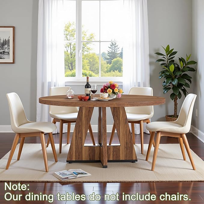 NicBex 47-Inch Round Dining Table - Image 4