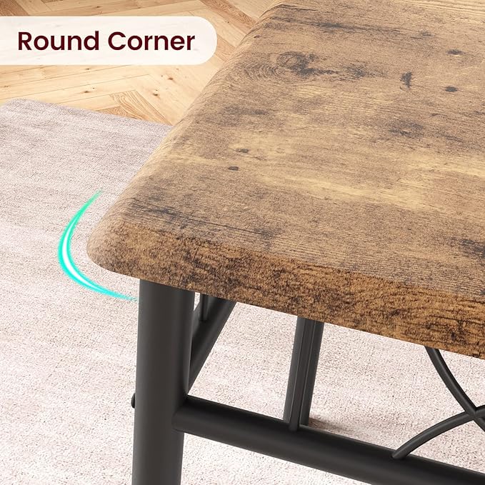 GAOMON Dining Table Set for 4, Rectangle Kitchen Table - Image 5