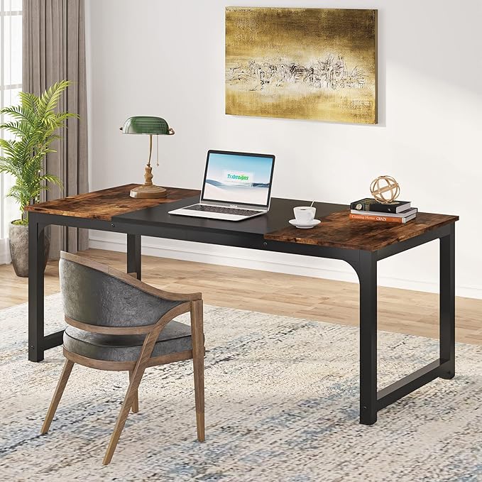 Tribesigns Modern Computer Desk, 63 x 31.5 inch Large Office Desk Computer - Image 3