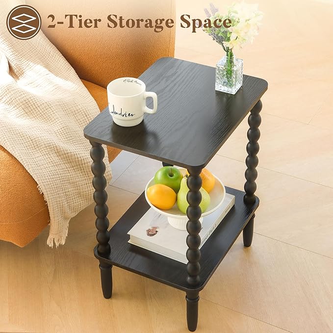 End Tables Set of 2, Small Side Table - Image 6