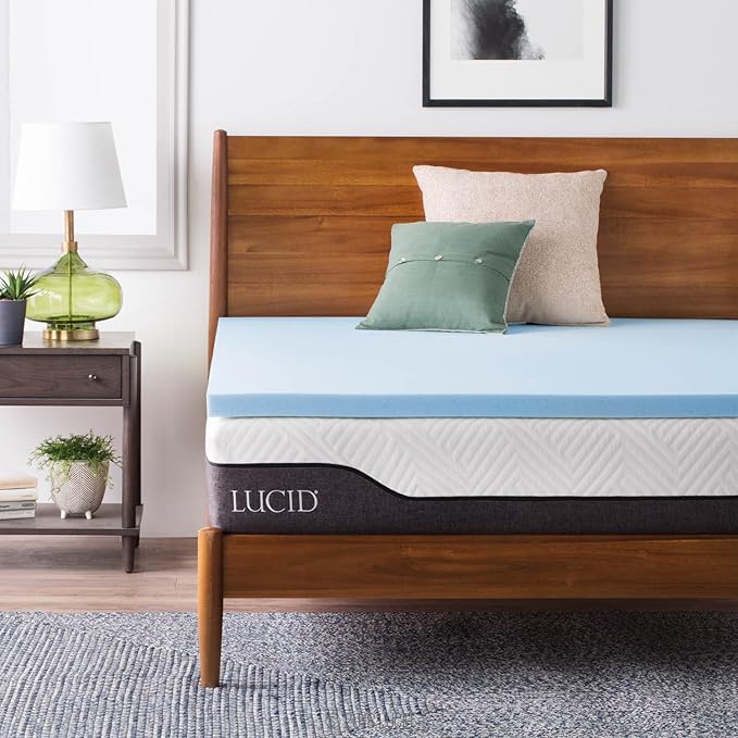 Lucid 2 Inch Mattress Topper by Lucid