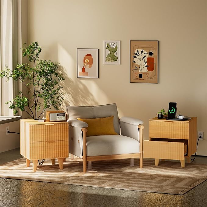 Urban Deco Fluted Nightstand - Image 6