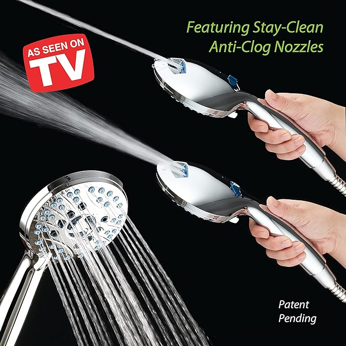AquaCare High Pressure 8-mode Handheld Shower Head - Image 2