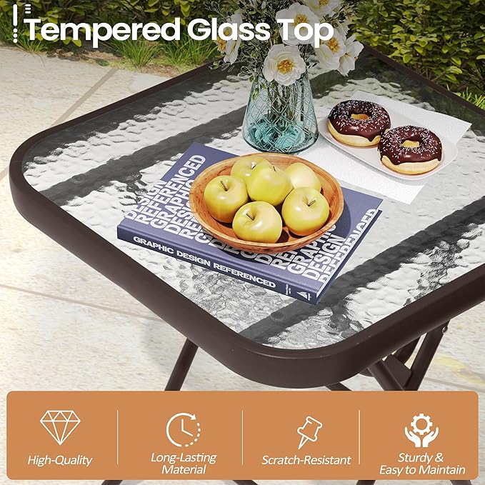 Foldable Outdoor Side Table - Image 5