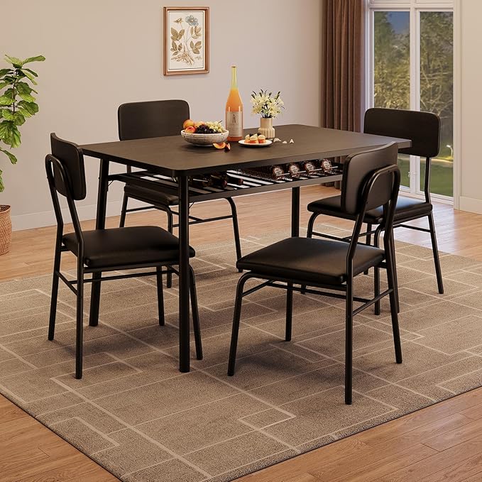 GarveeHome Dining Table Set for 4 - Image 7