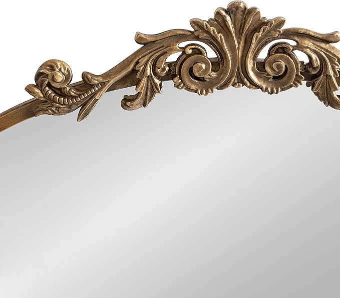 Kate and Laurel Arendahl Glam Arched Tall Panel Mirror; 24 x 42; Gold; - Image 6