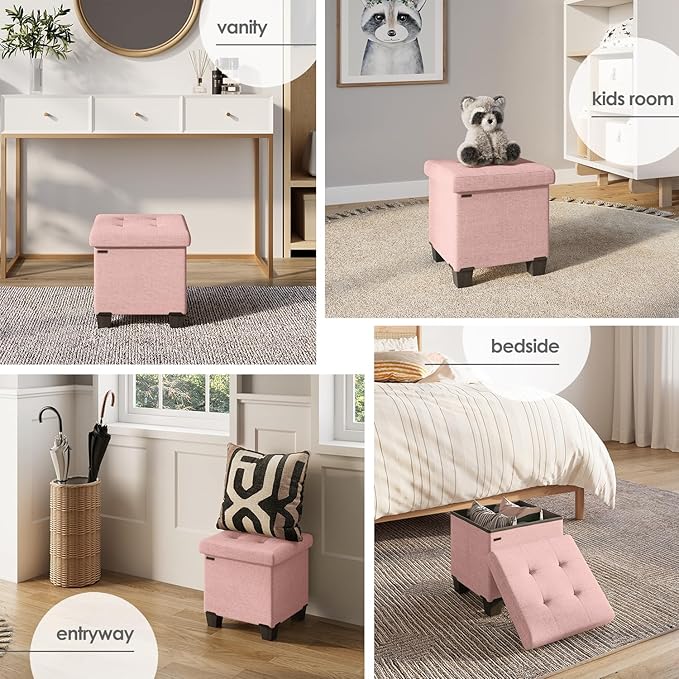STORAGEBUD Storage Ottoman Cube - Image 5