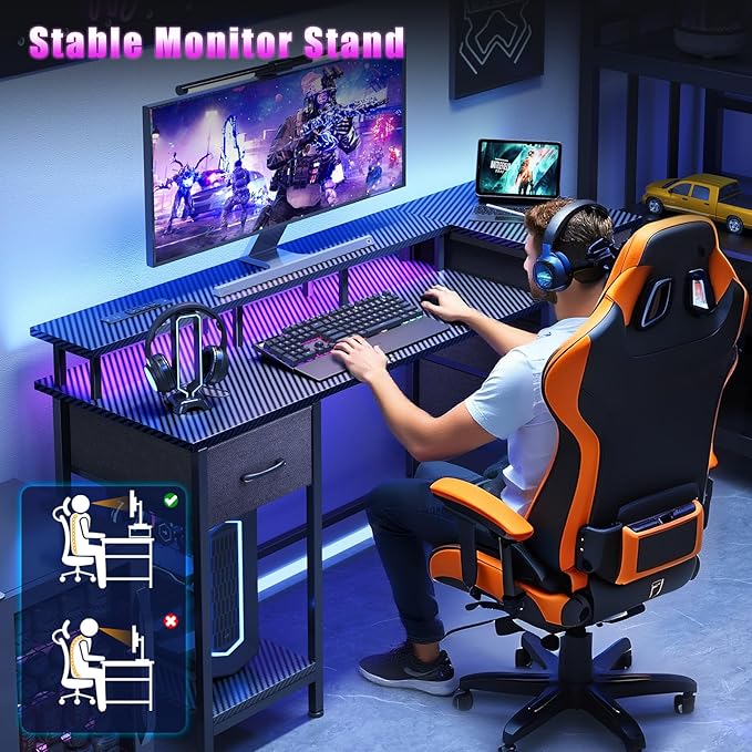 47 Inch Computer Gaming Desk - Image 6