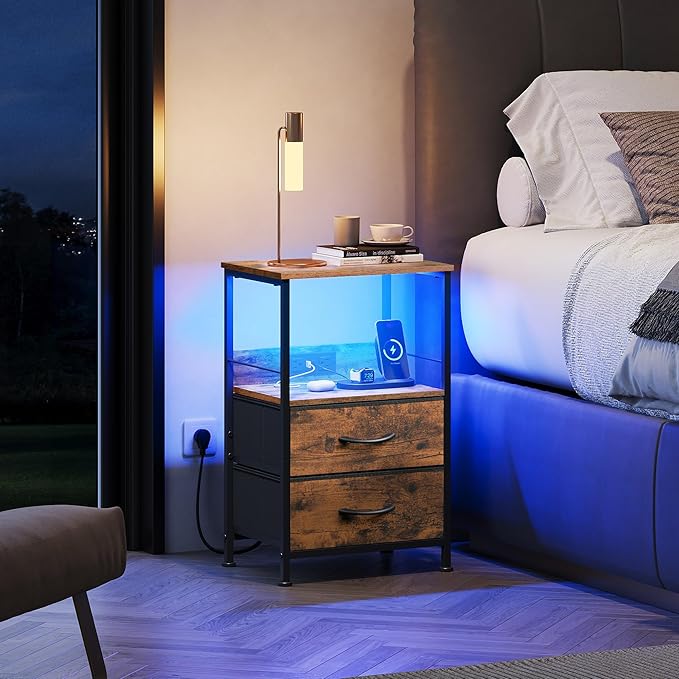 WLIVE Night Stand Set of 2 - Image 2