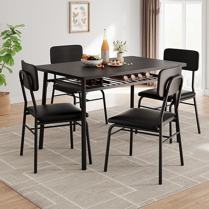 GarveeHome Dining Table Set for 4 by GarveeHome