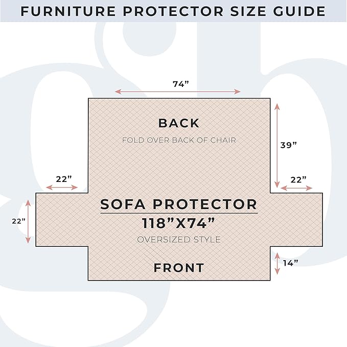 Great Bay Home Reversible Sofa Cover - Image 4