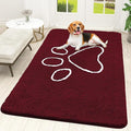 OLANLY Door Mat for Muddy Dog Paws 70x46, Ultra Absorbent Chenille Mud Doormat by OLANLY