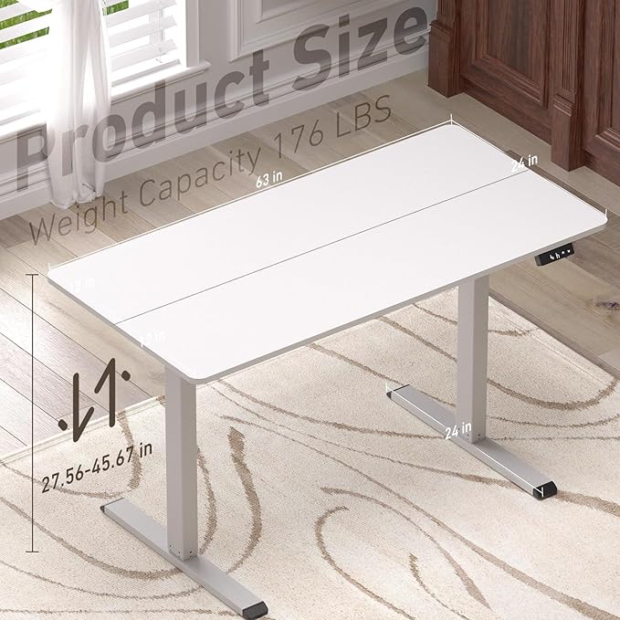 Ywin Electric Height Adjustable Standing Desk - Image 3