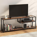 TECHMILLY Modern TV Stand for 65" TV, TV Table by TECHMILLY