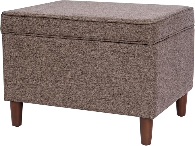 Home Decor | Dinah Collection Modern Storage Ottoman | Ottoman - Image 12