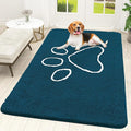OLANLY Door Mat for Muddy Dog Paws 70x46, Absorbent Chenille Mud Doormat by OLANLY