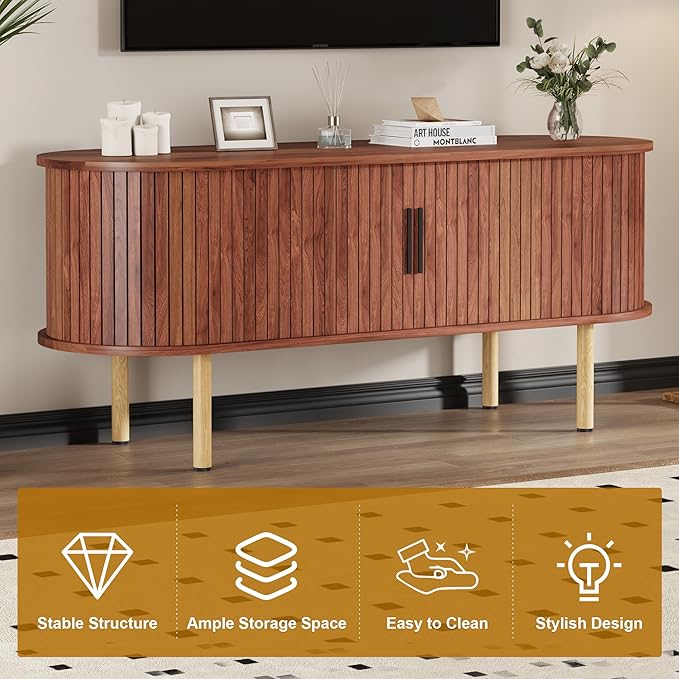 47.2" TV Stand, Modern TV Console Table - Image 7