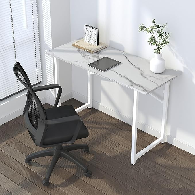 47 inch Folding Desk No Assembly Required, Writing Gaming Computer Camping Table - Image 2
