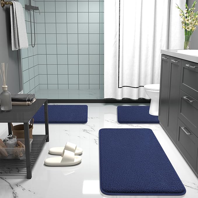 OLANLY Thick Memory Foam Bath Mat Rug 36x24, Extra Soft Absorbent Bathroom Rug - Image 7