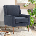 COLAMY Modern Wingback Living Room Chair, Upholstered Fabric Accent Armchair by COLAMYINC