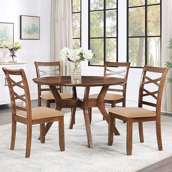Smiry Velvet Seat Covers for Dining Room Chair Set of 6, Stretch Fit Removable - Image 8