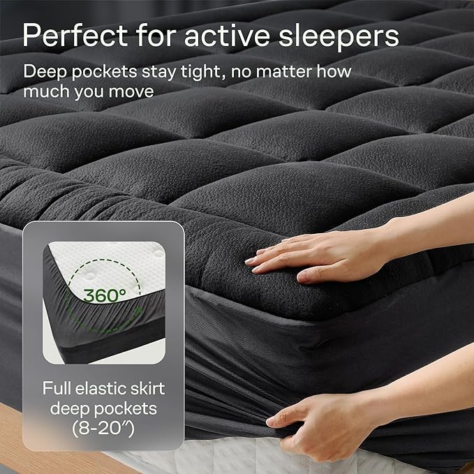 Ultra Soft King Size Mattress Topper - Image 5