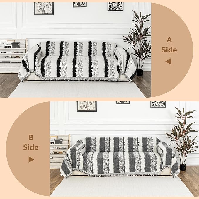 MYSKY HOME Boho Sofa Covers, Couch Covers - Image 5