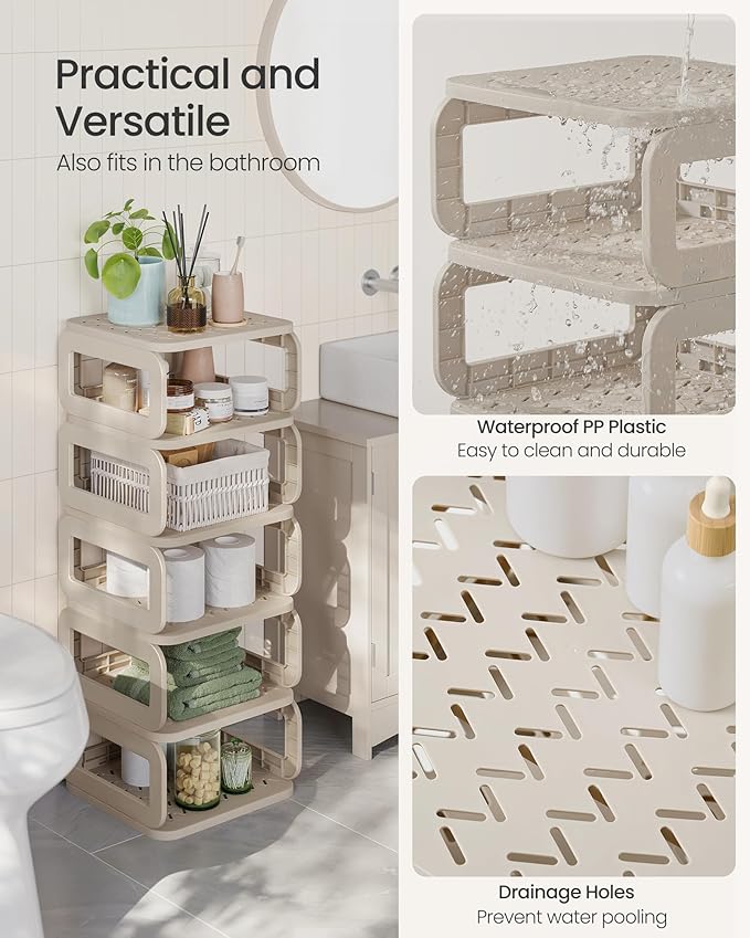 SONGMICS Shoe Rack, Shoe Organizer, 12 Shelves, Shoe Storage, Narrow Shoe Shelf - Image 5