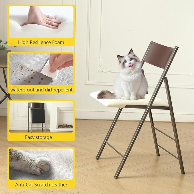 Folding Chairs with Cushion 2 Pack - Image 5