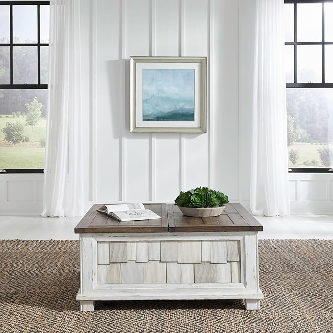 Liberty Furniture River Place Living Room Lift Top Storage Cocktail Table by LibertyFurniture