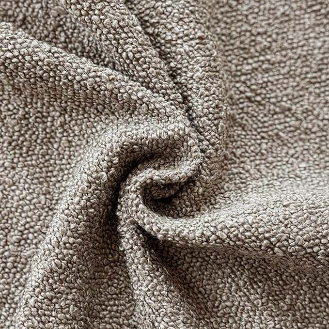 Foindtower Pack of 2 Textured Boucle Throw Pillow Covers Accent Solid - Image 3