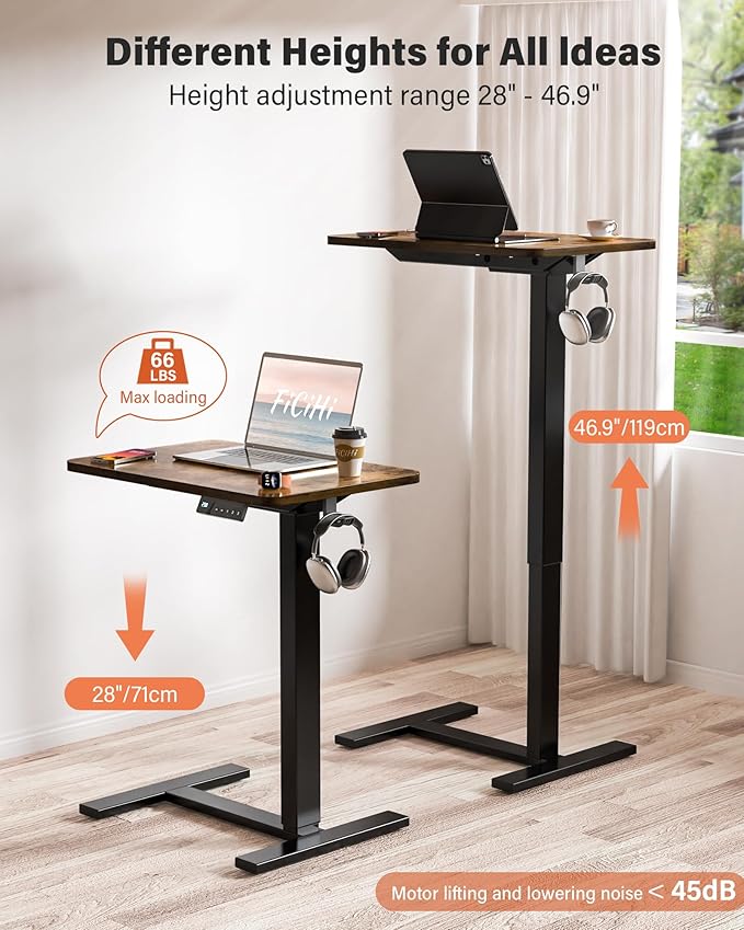 Mobile Standing Desk with Wheels - Image 6