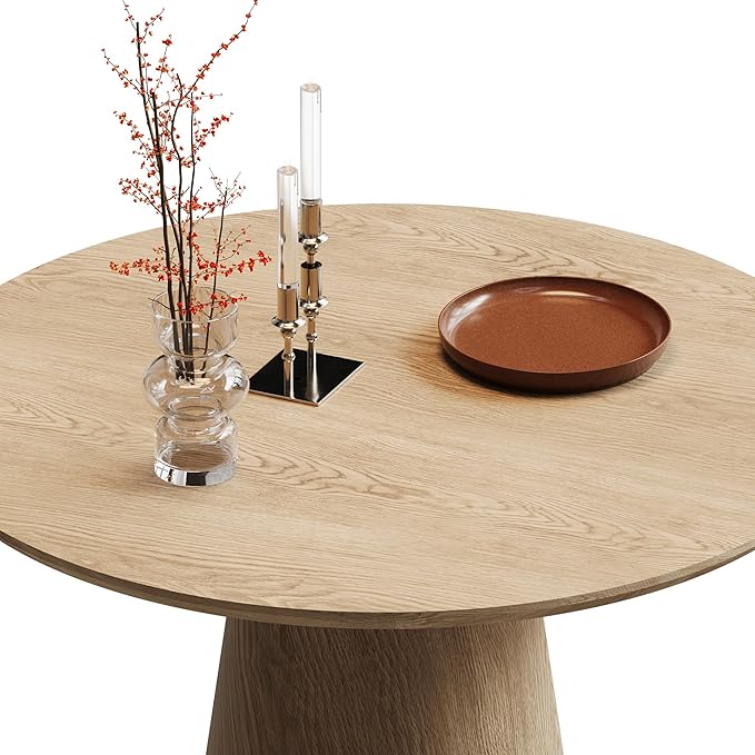 Round Dining Table for 4, Circle Dining Tables for Kitchen Living Room - Image 6