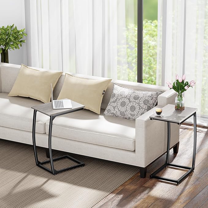 C-Shaped End-Table Set of 2 - Image 4