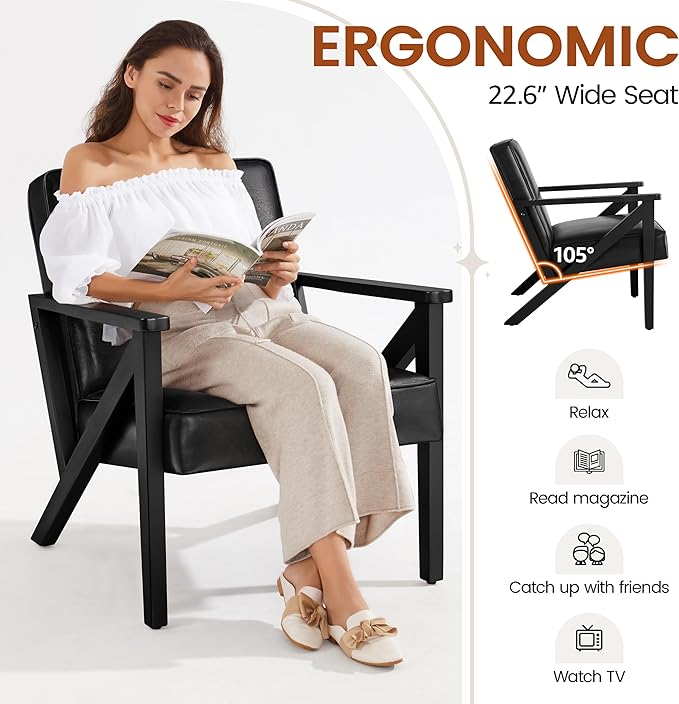 Yaheetech Accent Chair, Armchair - Image 6