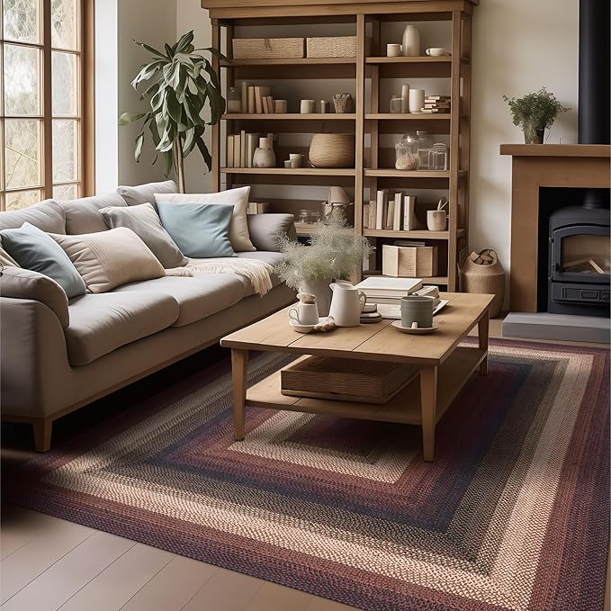 Homespice Prescott Braided Area Rugs 8x10' by Homespice