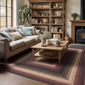 Homespice Prescott Jute Braided Area Rug 5x8' by Homespice
